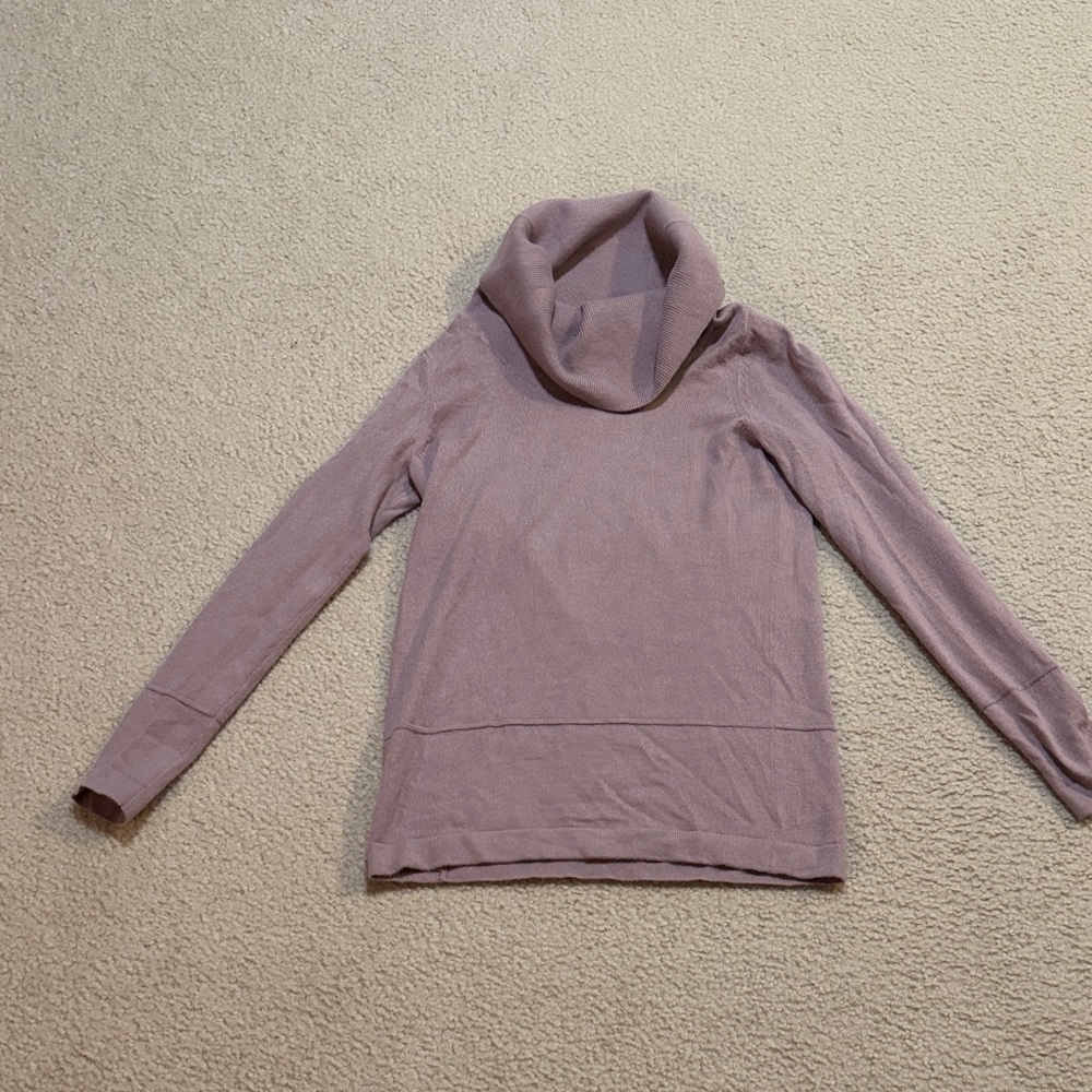 Women’s Loft pink Cowl Neck Sweater size XS petite